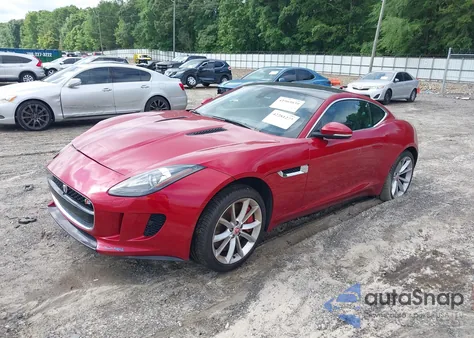 2015 Jaguar F-Type S из США, поврежденный, VIN SAJWA6BU7F8K17499